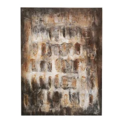 Abstract schilderij bruin beige - Kare Design Shadows Brown