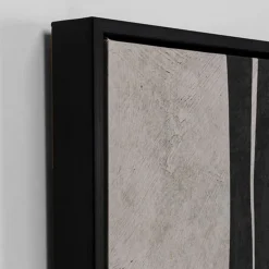 Abstract schilderij zwart wit - Kare Design Artistic Blacky
