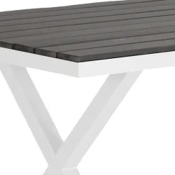 Aluminium tuinset 6 persoons - Brafab Leone Set