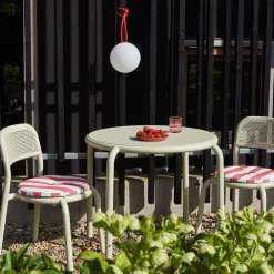 Aluminium tuinstoel zonder armleuningen - Fatboy Toni Chair