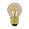 Amberkleurige LED filament bol - Santa Rustiek G45