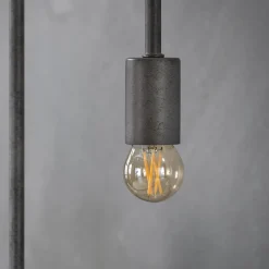 Amberkleurige LED filament bol - Santa Rustiek G45