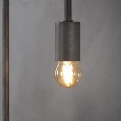 Amberkleurige LED filament bol - Santa Rustiek G45