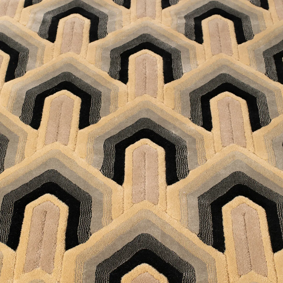Art Deco vloerkleed - Dutchbone Lockhart