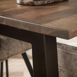 Bartafel acaciahout met staal - Giani Edge Pure