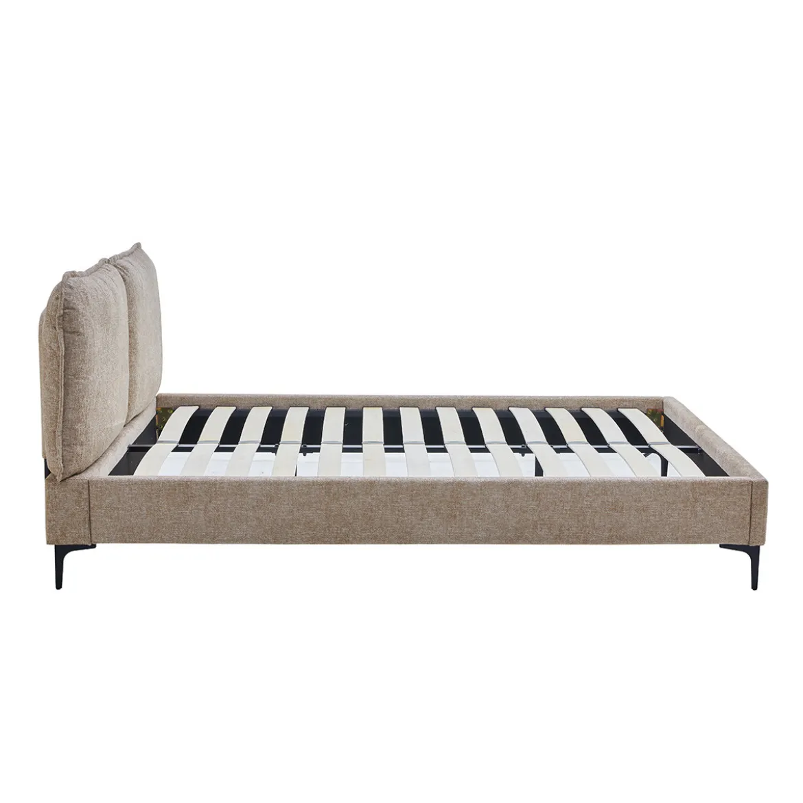 Bedframe beige stof - Bodio Detroit