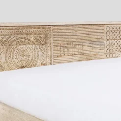 Bedframe met houtsnijwerk - Kare Design Puro