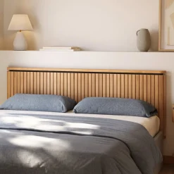 Bed hoofdbord massief houten latjes - Kave Home Licia