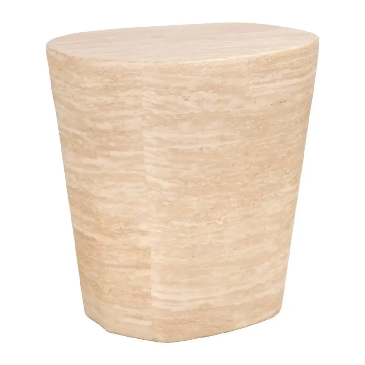 Beige bijzettafel travertin - Richmond Interiors Fictus