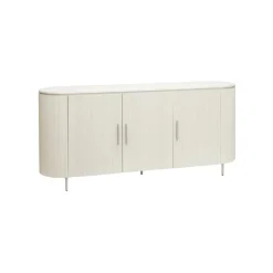 Beige dressoir met ribbels - Tower Living Corbetta