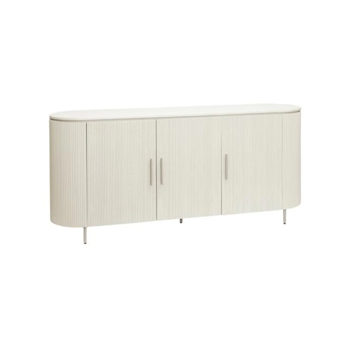 Beige dressoir met ribbels - Tower Living Corbetta