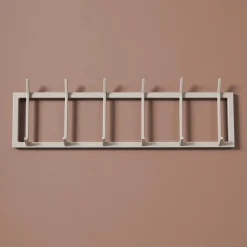 Beige kapstok met haken - Bodio Hal