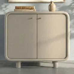 Beige kastje met ronde hoeken - Bodio Luca
