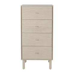 Beige ladenkast met ribbels - Zuiver Morning