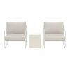 Beige loungeset met bijzettafel - Lavis Lissabon