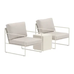 Beige loungeset met bijzettafel - Lavis Lissabon