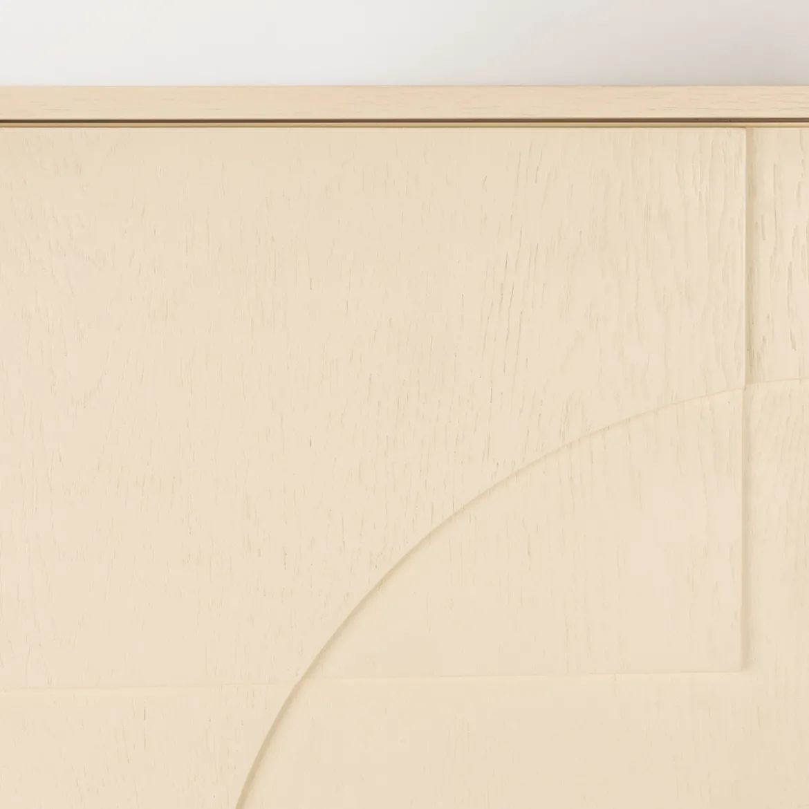 Beige opbergkast hout met patroon - Zuiver Faces