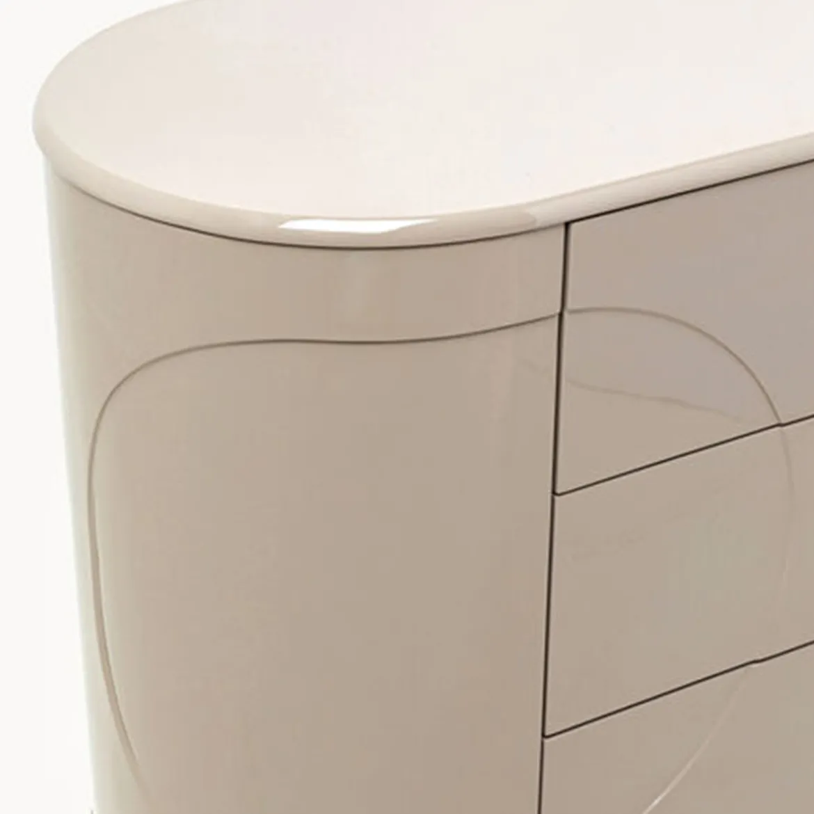 Beige retro ladekast - Kare Design Groove