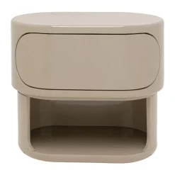 Beige retro open ladekast - Kare Design Groove