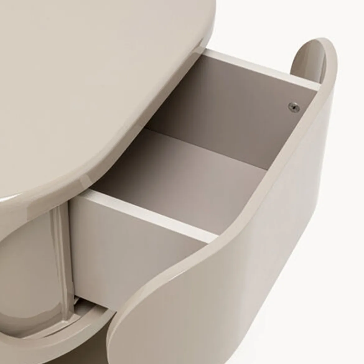 Beige retro open ladekast - Kare Design Groove