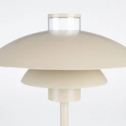 Beige tafellamp retro design - Zuiver Cole