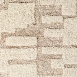 Beige vloerkleed met patroon - Zuiver Hills