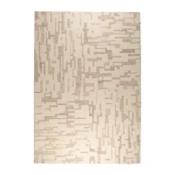 Beige vloerkleed met patroon - Zuiver Hills