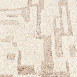 Beige vloerkleed met patroon - Zuiver Hills