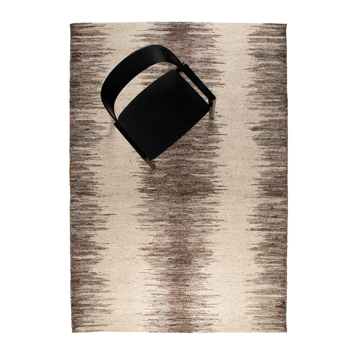 Beige vloerkleed van wol - Dutchbone Rhea