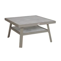 Betonlook tuintafel voor loungeset - Brafab Samvaro