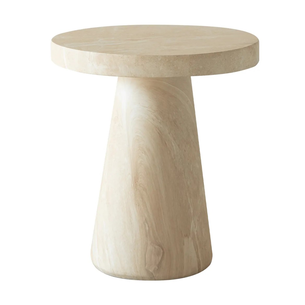 Bijzettafel beige steen - Bodio Zara