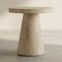Bijzettafel beige steen - Bodio Zara