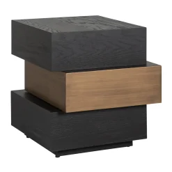 Bijzettafel hout en goud - Richmond Interiors Cambon
