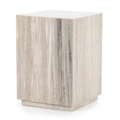 Bijzettafel marmer blok - Eleonora Vince