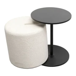 Bijzettafel met ronde poef - Kare Design Better Together