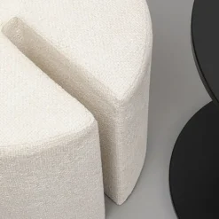 Bijzettafel met ronde poef - Kare Design Better Together