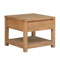 Bijzettafel teakhout met lade - Tower Living Corona