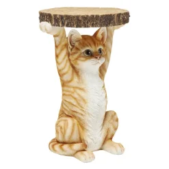 Bijzettafeltje oranje kat - Kare Design Animal