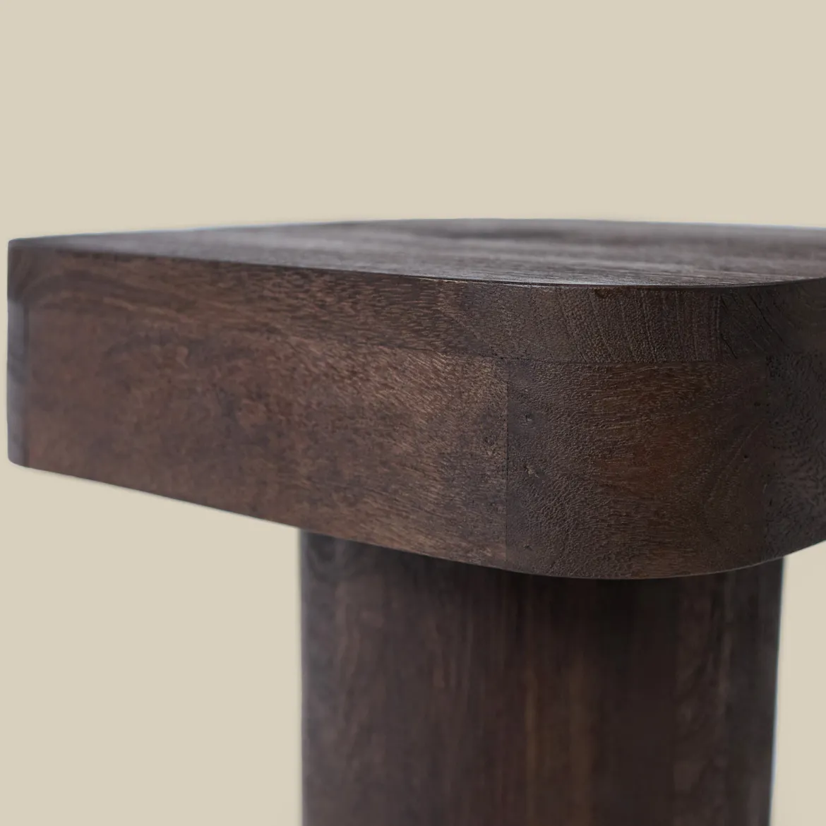 Bijzettafel van donker hout - Bodio Danny