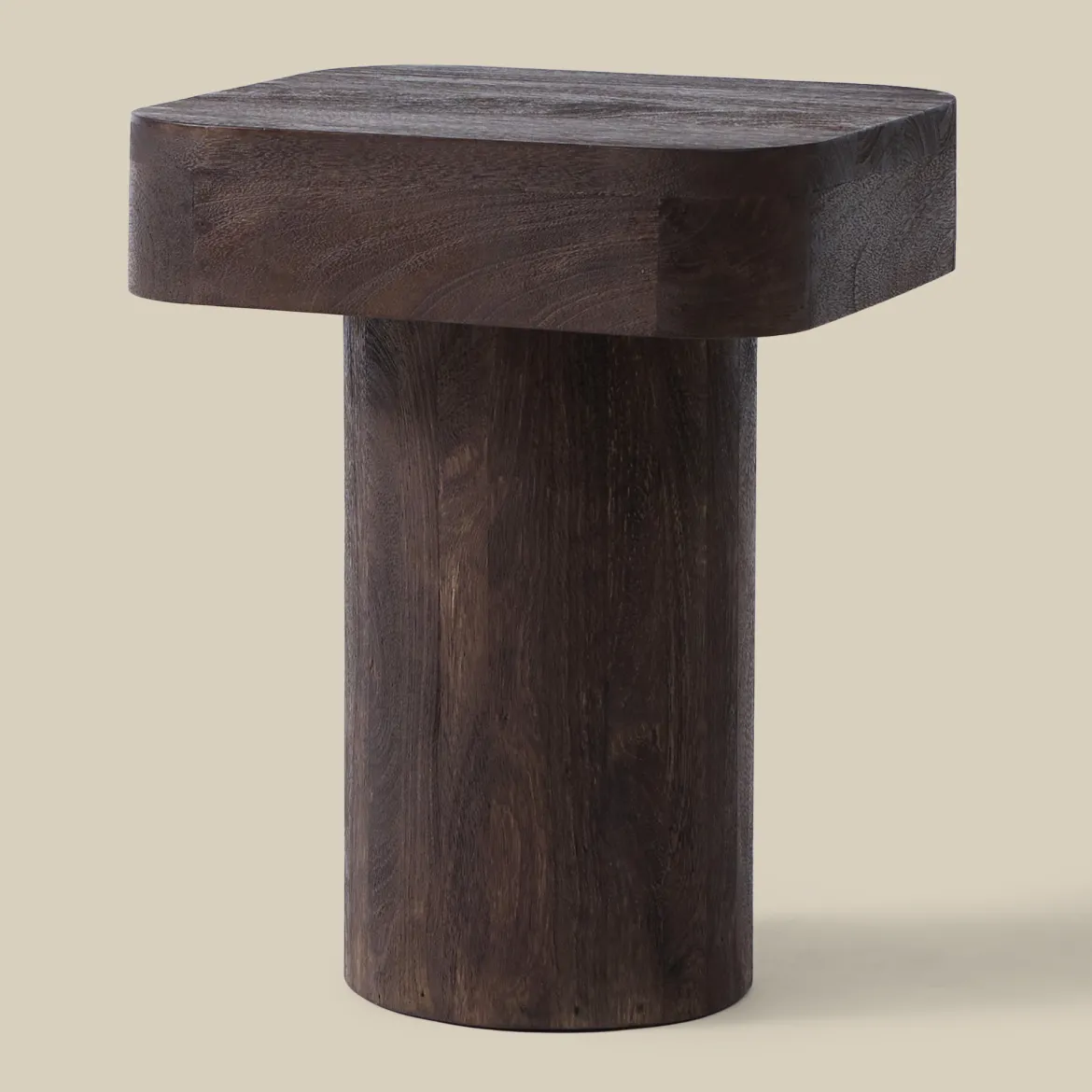Bijzettafel van donker hout - Bodio Danny