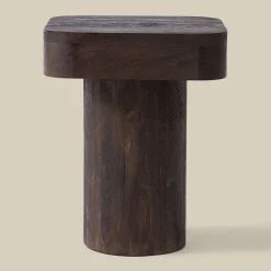Bijzettafel van donker hout - Bodio Danny