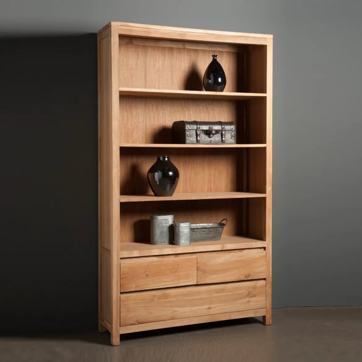 Boekenkast van teakhout - Tower Living Corona