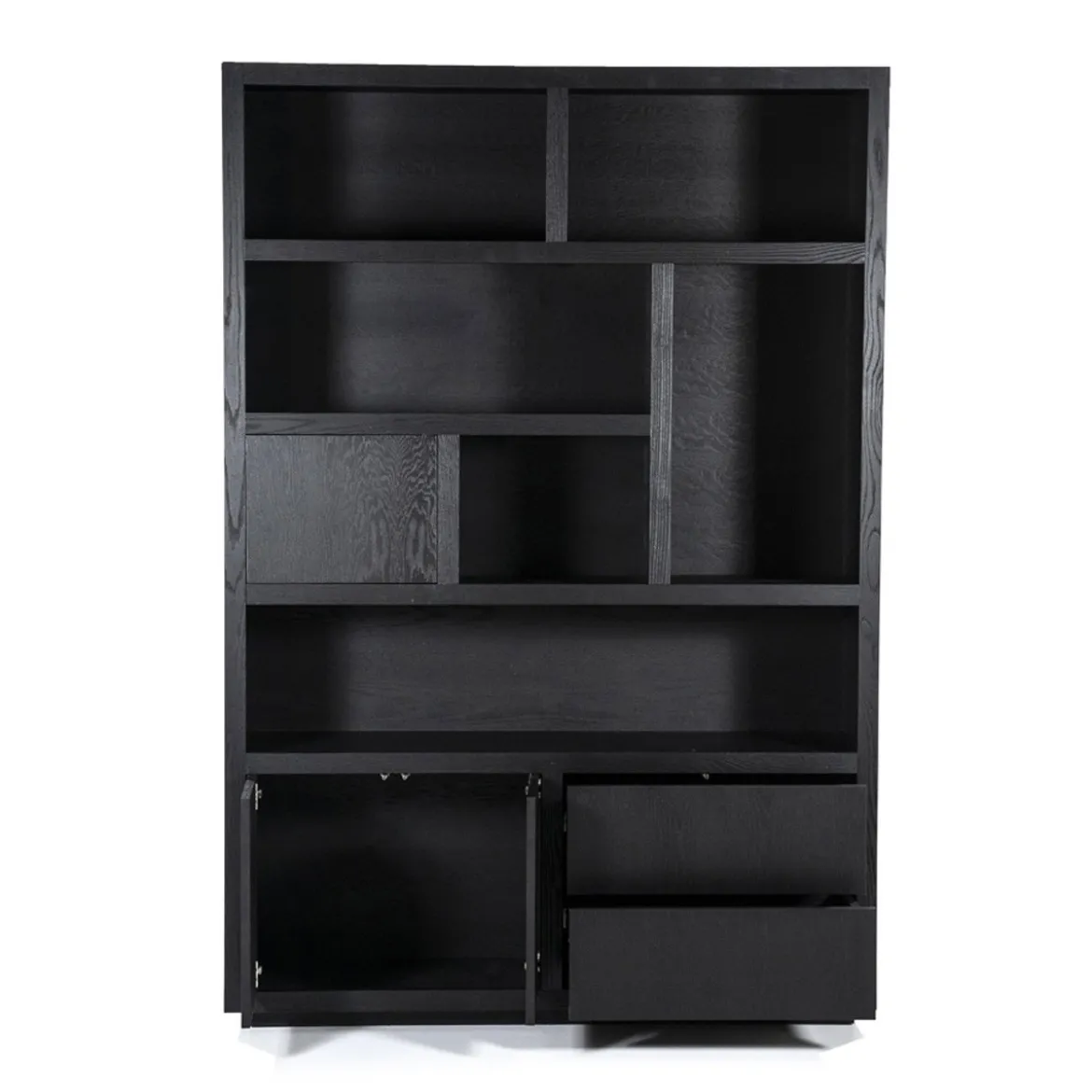 Boekenkast zwart eiken 150 cm - Eleonora Helsinki