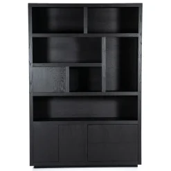 Boekenkast zwart eiken 150 cm - Eleonora Helsinki