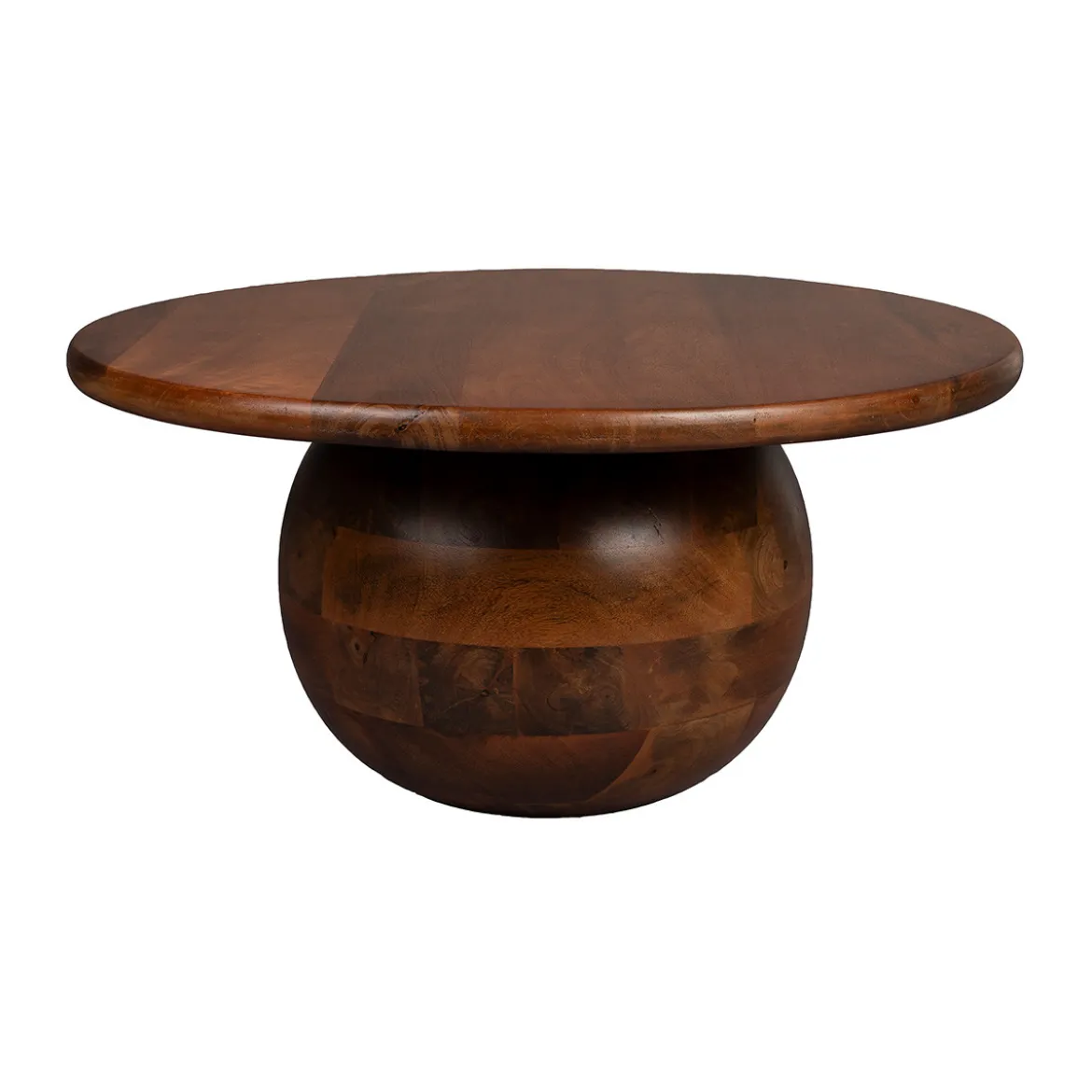 Bolvorm salontafel van hout - Dutchbone Oblivian