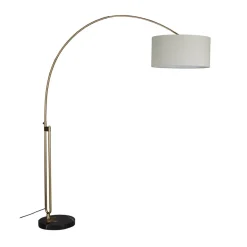 Booglamp goud met marmer - Dutchbone Archie