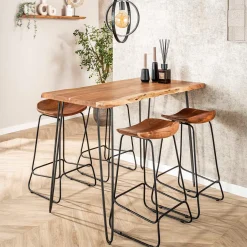 Boomstam bartafel acaciahout - Giani Edge