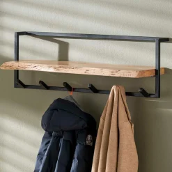 Boomstam kapstok acaciahout - Santa Poca Edge Shelve
