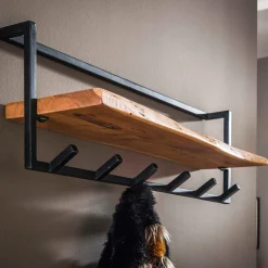 Boomstam kapstok acaciahout - Santa Poca Edge Shelve