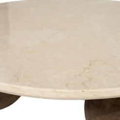 Botticino salontafel met balpoten - Eleonora Babs